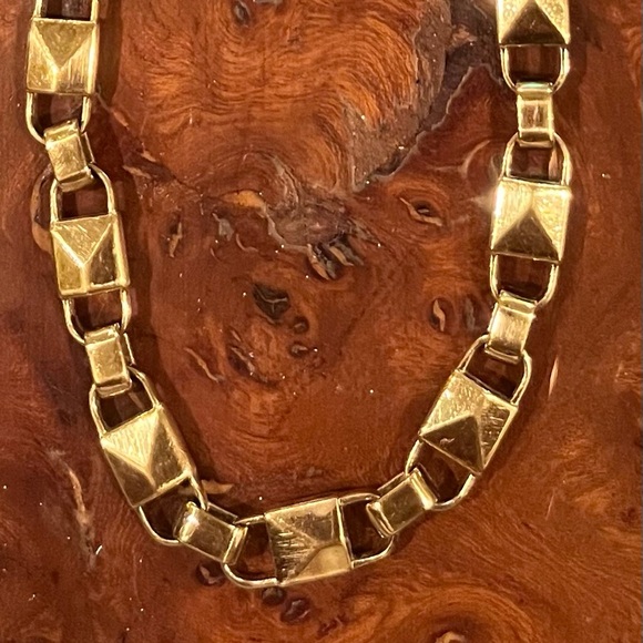 Michael Kors Mercer Link 925 Gold Choker 7 1/4” in diameter - Picture 2 of 7
